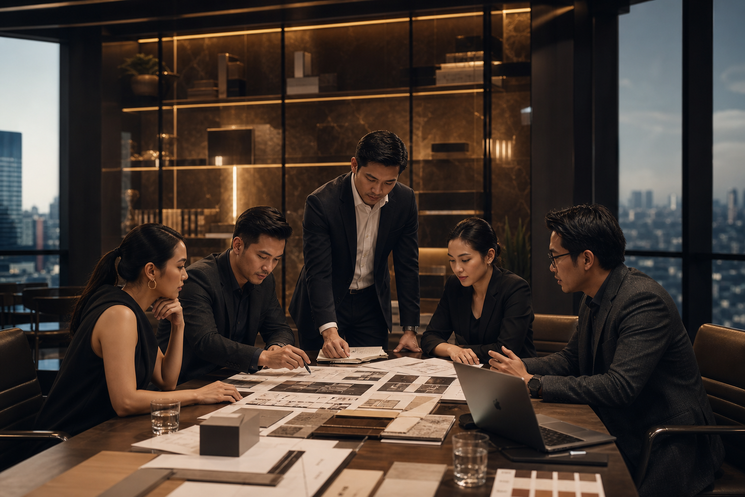 Philippine business office team collaboration and values