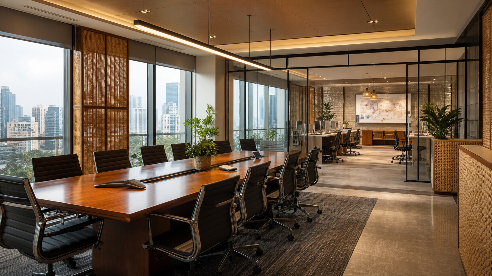 Office workplace strategy in a Philippine corporate interior